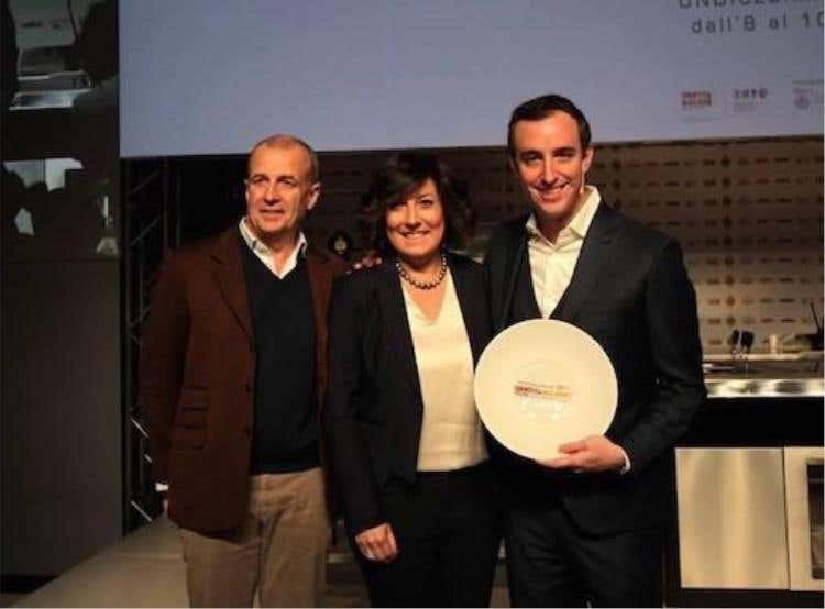 da sinistra: Martino De Rosa, Carmen Moretti e Will Guidara